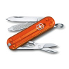 Нож-брелок Victorinox Classic, 58 мм, 7 функ, синий полупрозрачный