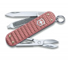 Нож-брелок Victorinox Classic Precious Alox, Gentle Rose с алюминиевыми накладками, 5 функций, 58мм