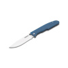 Нож Boker 01SC714 Deep Blue Canvas с клинком из стали 440A, рукоять Micarta