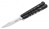 Нож-бабочка Boker Plus Balisong 8,2 см, сталь 440C, рукоять G10 Black