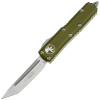 Автоматический нож Microtech MT_233-1T UTX-85 T/E, черн. алюм. рук-ть, черн. клинок