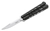 Нож-бабочка Boker Plus Balisong 8,2 см, сталь 440C, рукоять G10 Black