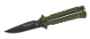 Балисонг М210 Black-Green сталь Д2 (210-509401)