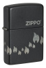 Зажигалка ZIPPO Classic с покрытием Black Matte, латунь/сталь, черная, матовая, 38x13x57 мм