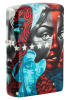 Зажигалка ZIPPO Tristan Eaton с покрытием White Matte, латунь/сталь, разноцветная, матовая, 38x13x57