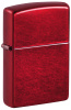 Зажигалка ZIPPO Classic с покрытием Candy Apple Red™, латунь/сталь, красная, глянцевая, 38x13x57 мм